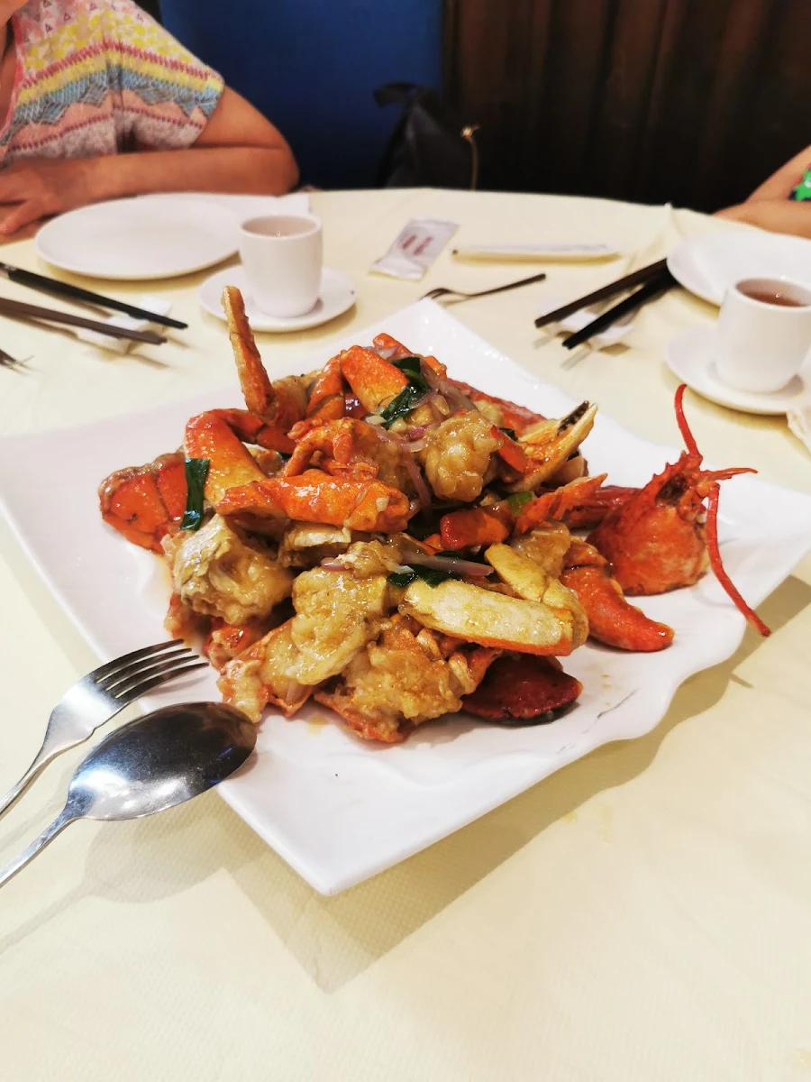 king prawn in supreme pepper sauce 文华珍宝胡椒老虎虾, New Mandarin Seafood Restaurant